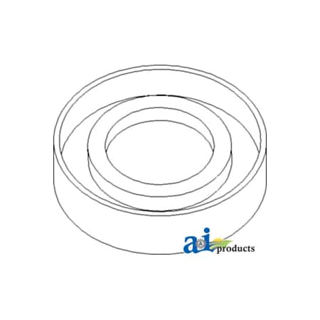 A & I Products Seal, PTO Shaft (55 MM X 12 MM) 3" x5" x1" A-37150-25360